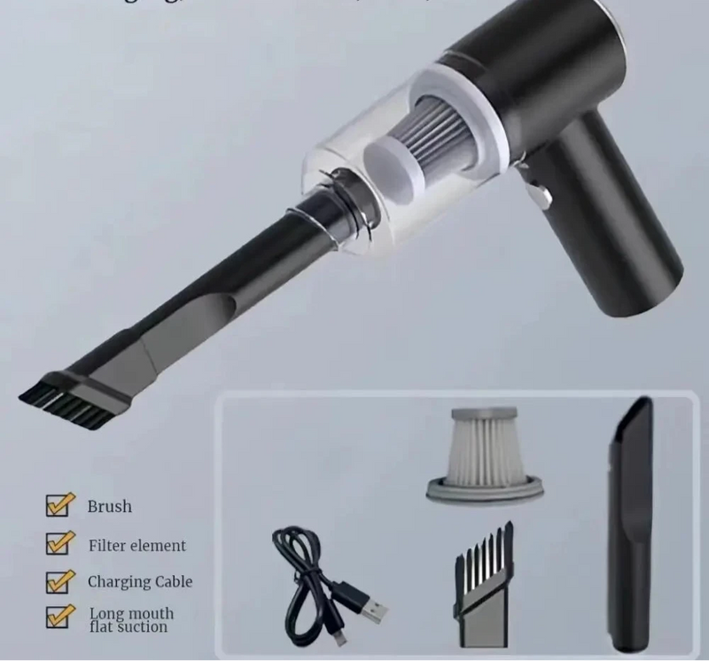 Car Vacuum Cleaner | Sem Fio, Portátil, Multi-Funcional, Alta Potência