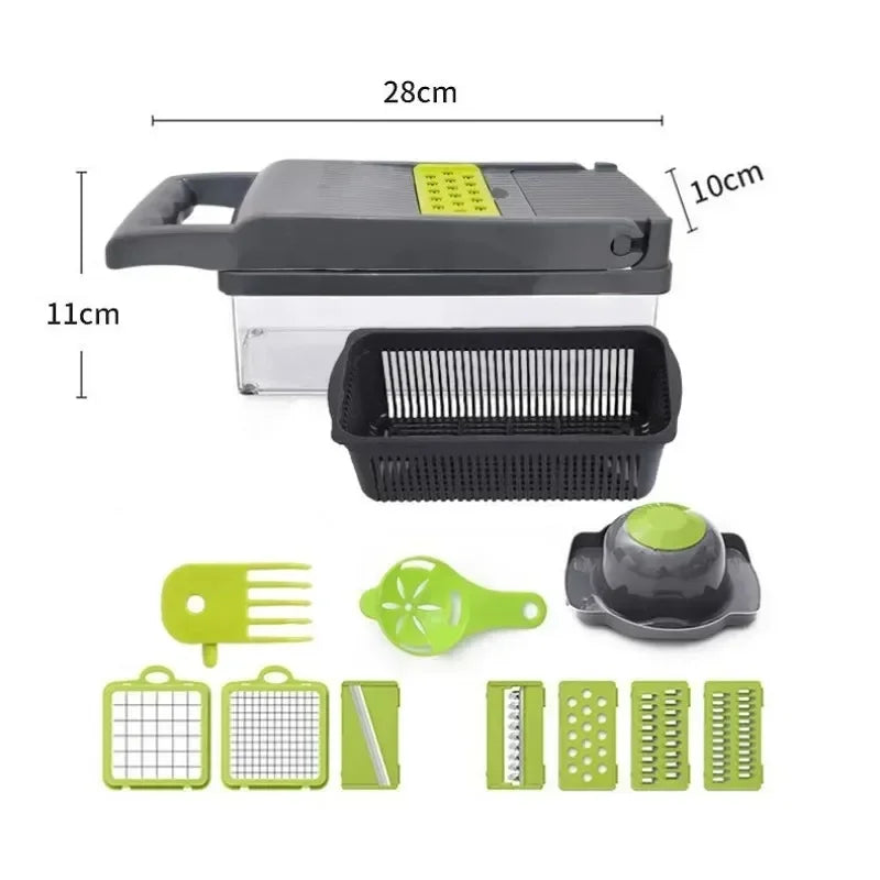 Cortador Multifuncional 14/16 em 1 - Vegetable Chopper & Slicer.