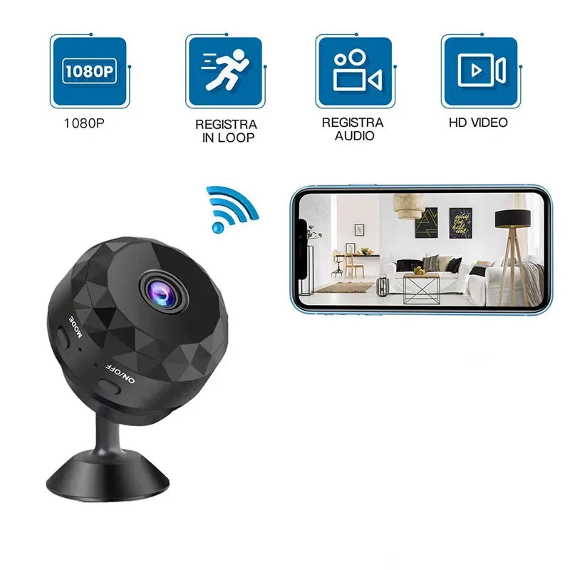 A9 Mini IP Camera | 1080p, Wireless, Wifi, Segurança