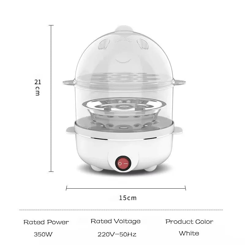 Cozedor Elétrico de Ovos 220V - Multifunctional Egg Boiler