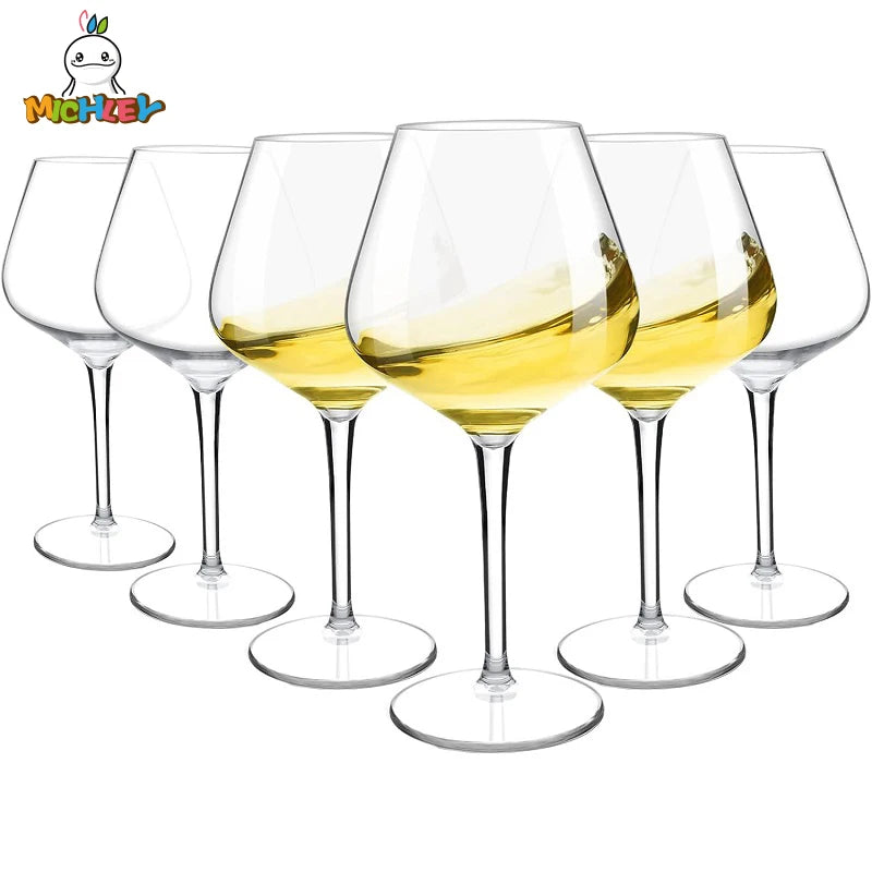 Copos MICHLEY | 2/4/6PCS, Plástico Tritan, Inquebrável, Vinho, Casamento