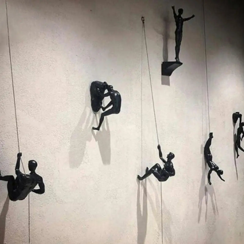 Athlete Climber - Escultura Retro Wall Decor 2023