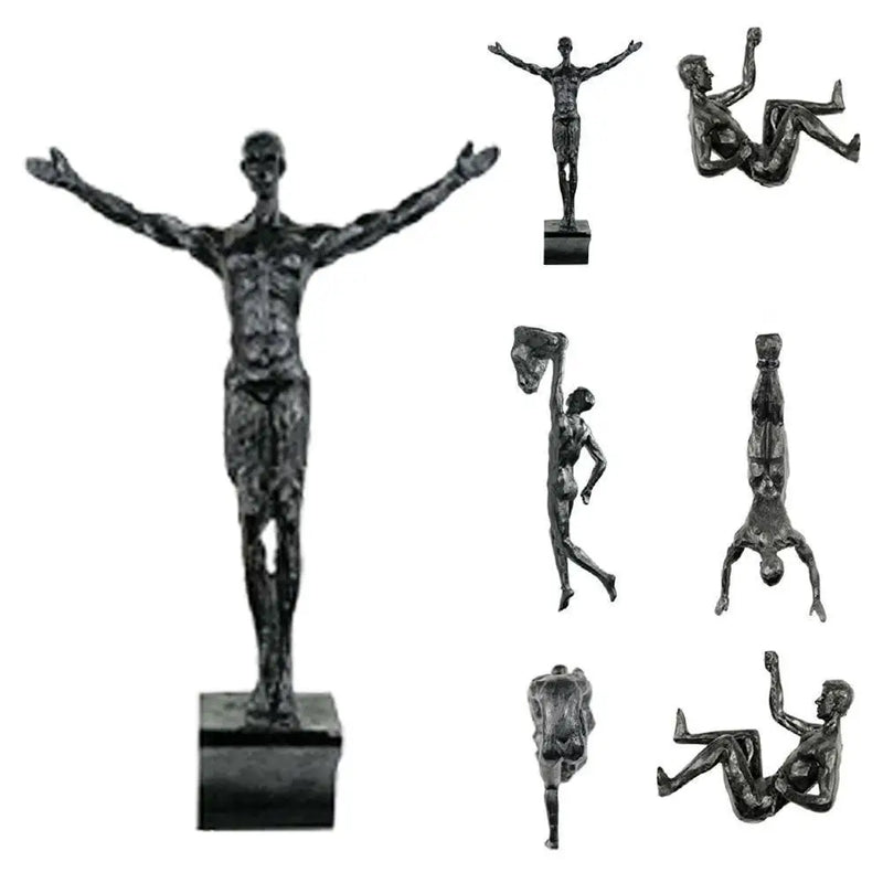 Athlete Climber - Escultura Retro Wall Decor 2023