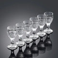 6pcs Copos Goblet | Vidro, 10ml, Transparentes, Drinkware